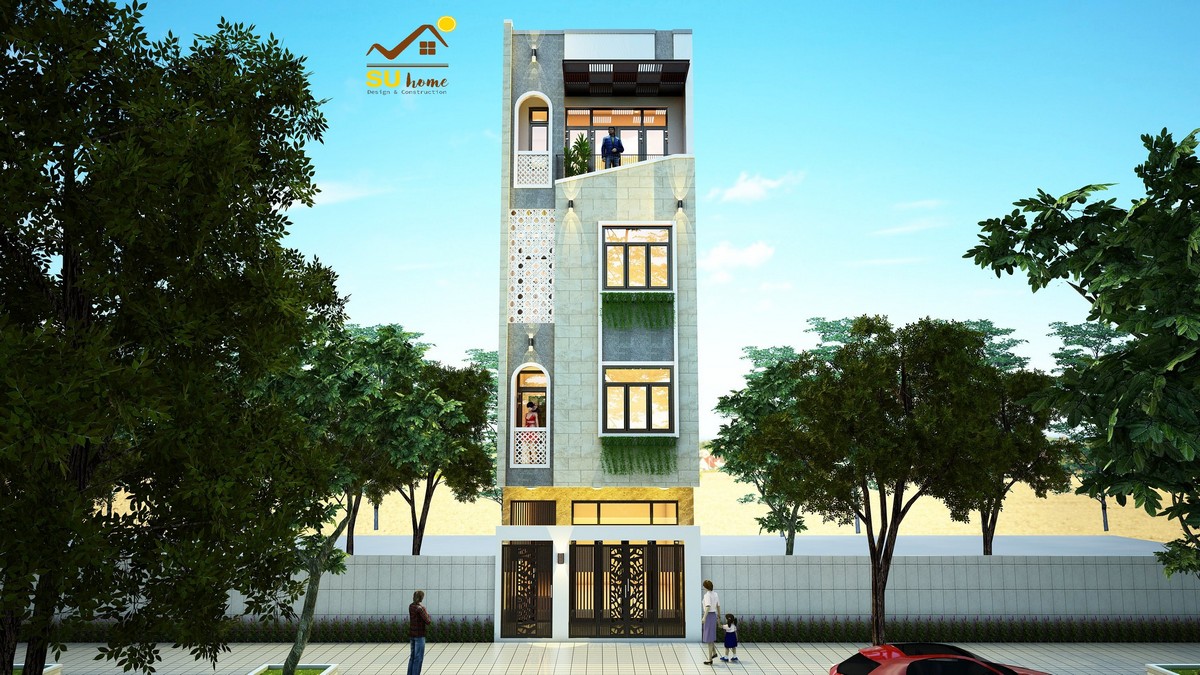 Thiết kế Nhà ở kết hợp căn hộ cho thuê đà nẵng